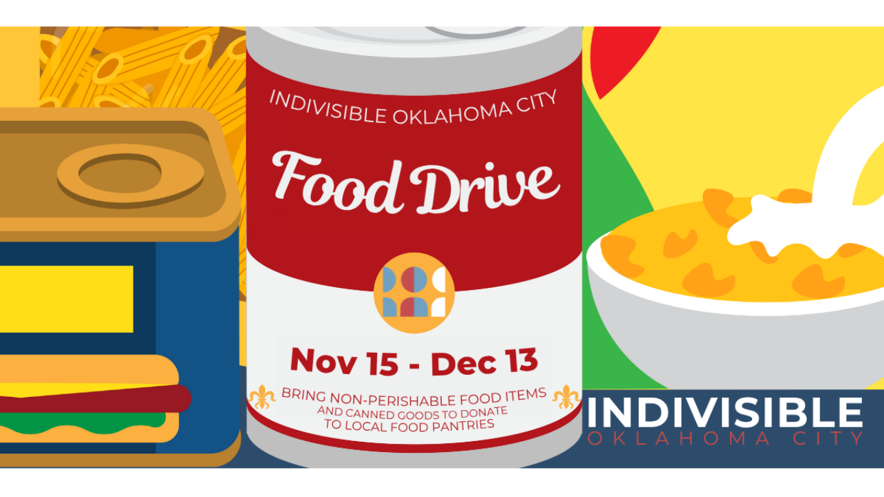 Indivisible OKC Food & Fund Drive